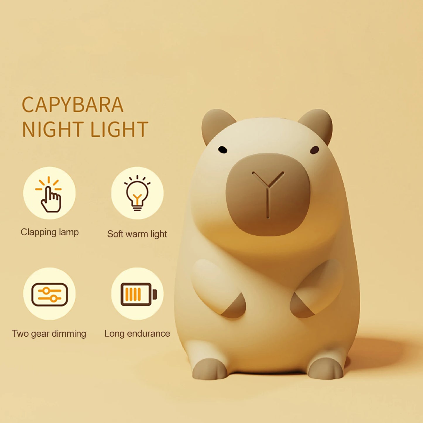 Capybara Night Light