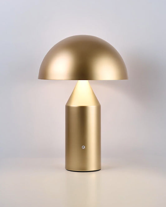 RetroGlow LED Table Lamp in Gold