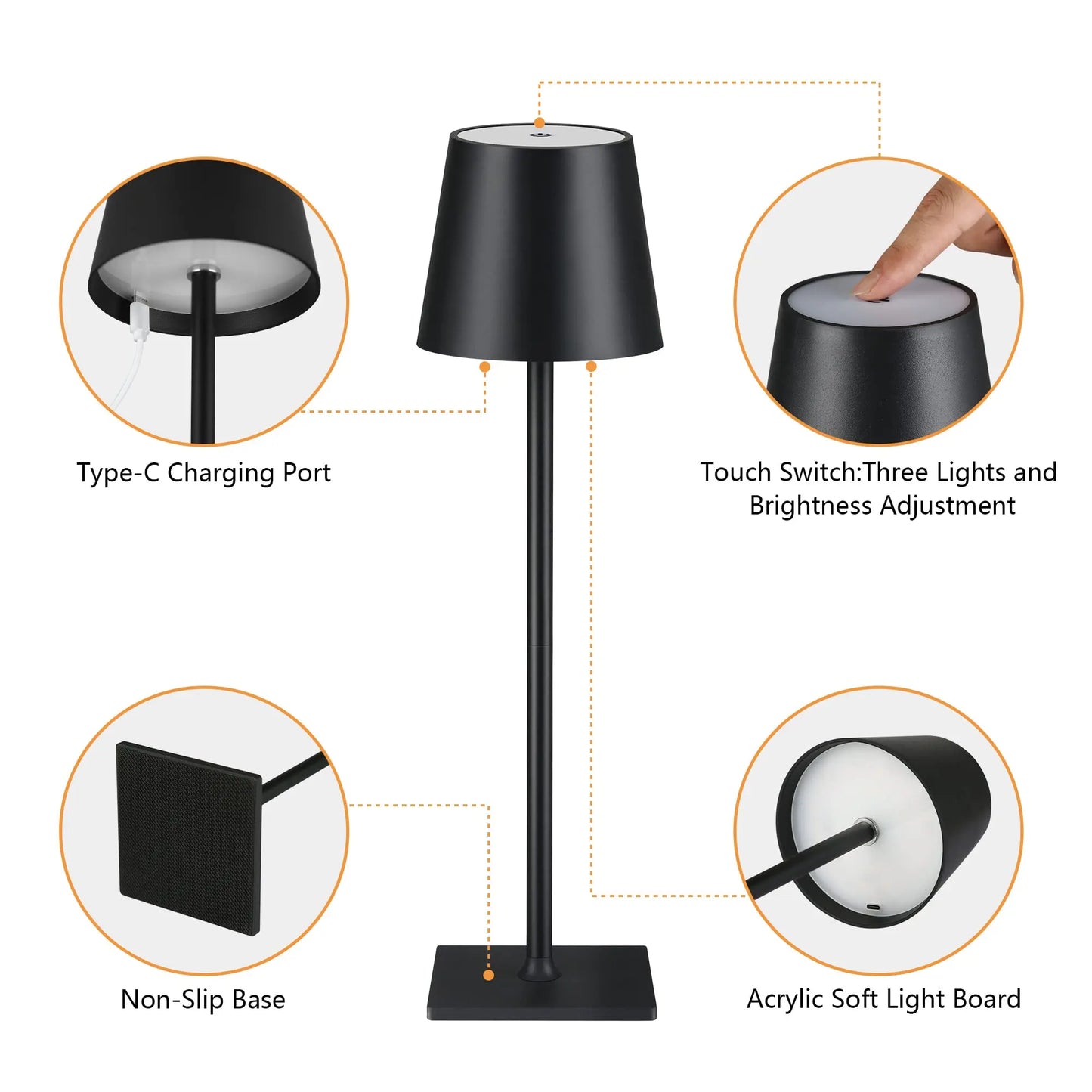 Sleek Portable LED Lamp