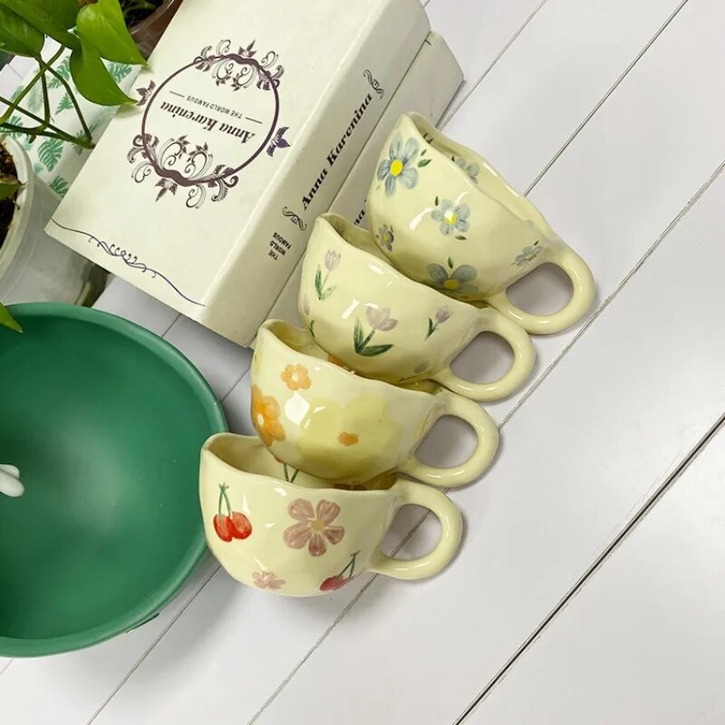 Korean Artistry Hand-Pinched Ceramic Mug