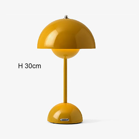 GlowBud: Rechargeable Table Lamp Yellow