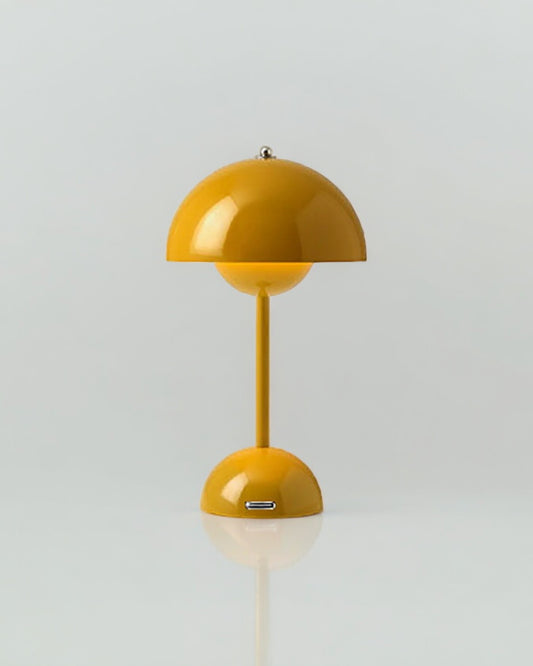 GlowBud: Rechargeable Table Lamp Yellow
