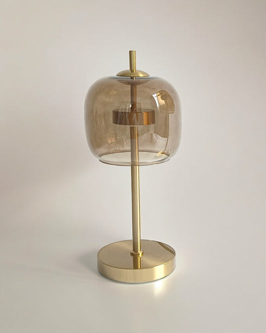 Retro Glass Lamp Amber