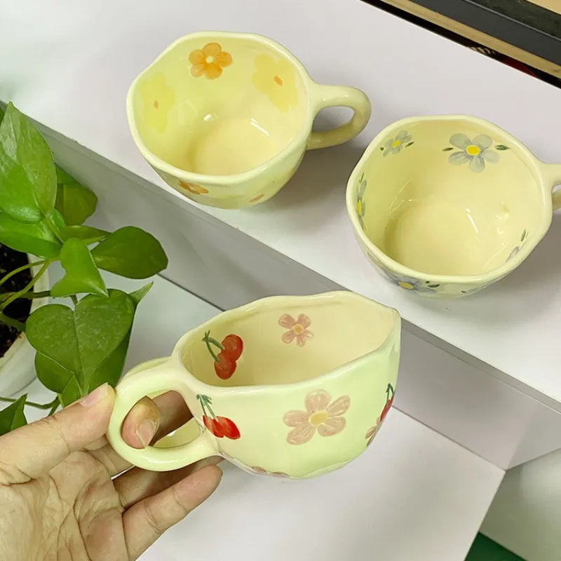 Korean Artistry Hand-Pinched Ceramic Mug