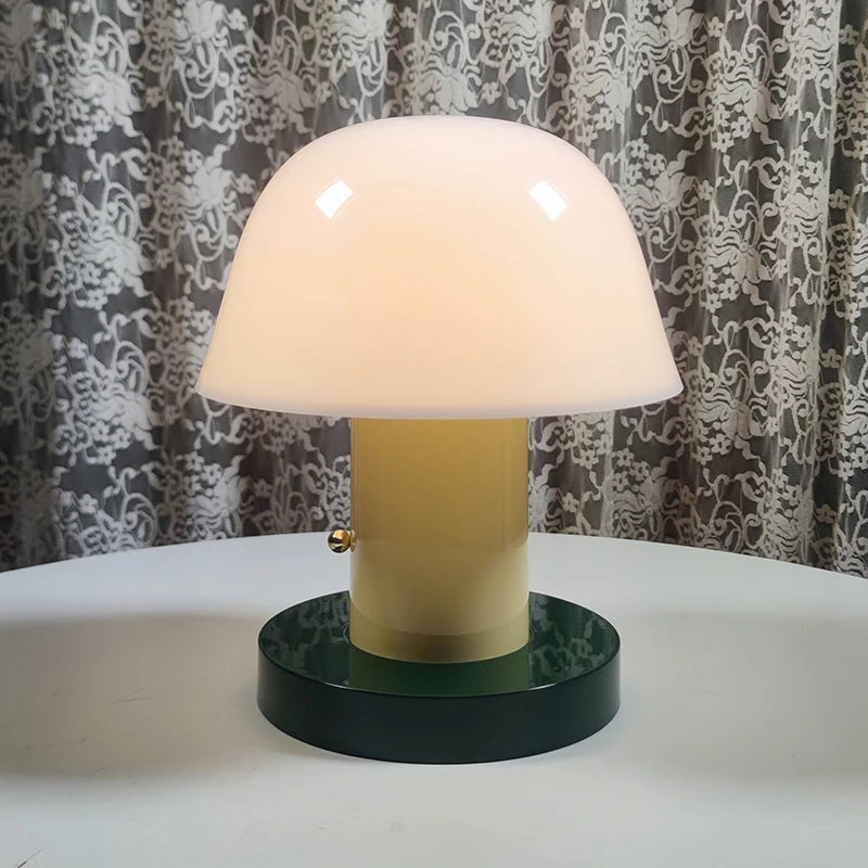 GloShroom Cordless Table Lamp In Blue