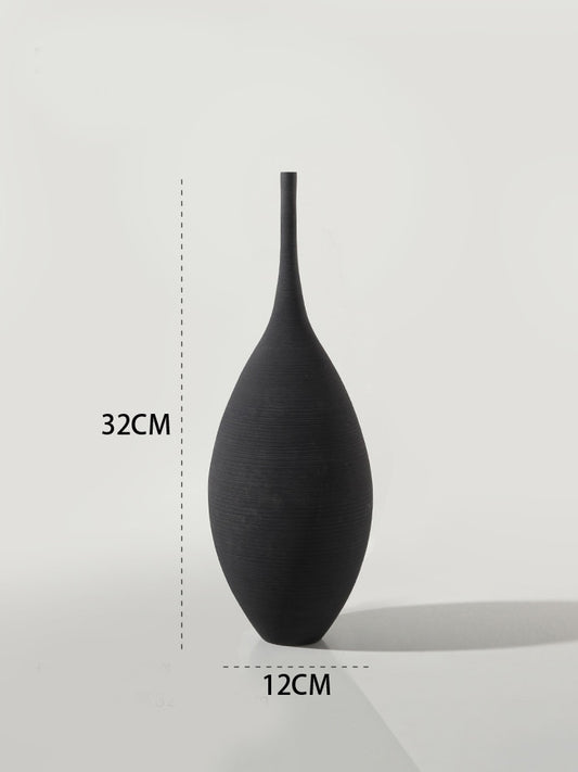 Serene Chic: Handmade Zen Ceramic Art Vase