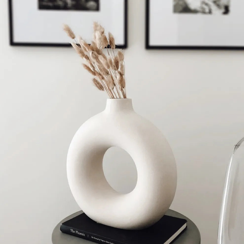 Nordic Donut Ceramic Flower Pot