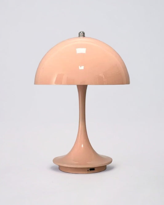 MushroomGlow Portable LED Lamp Pink