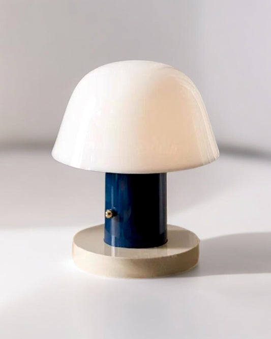 GloShroom Cordless Table Lamp In Blue