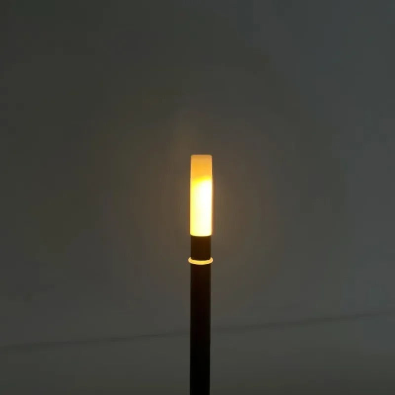 Glow wick rechargeable LED lamp- Black
