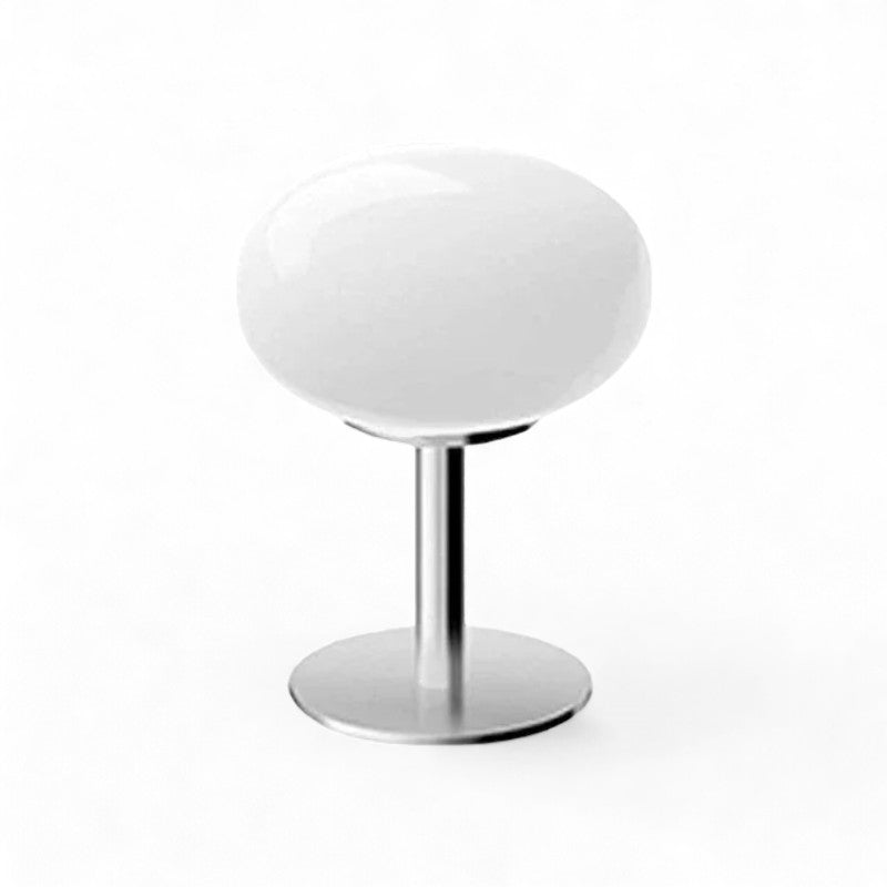 White Glass Table Lamp