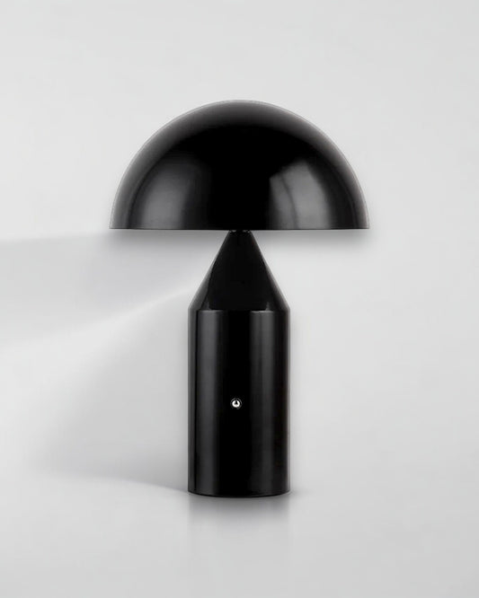RetroGlow LED Table Lamp In Black
